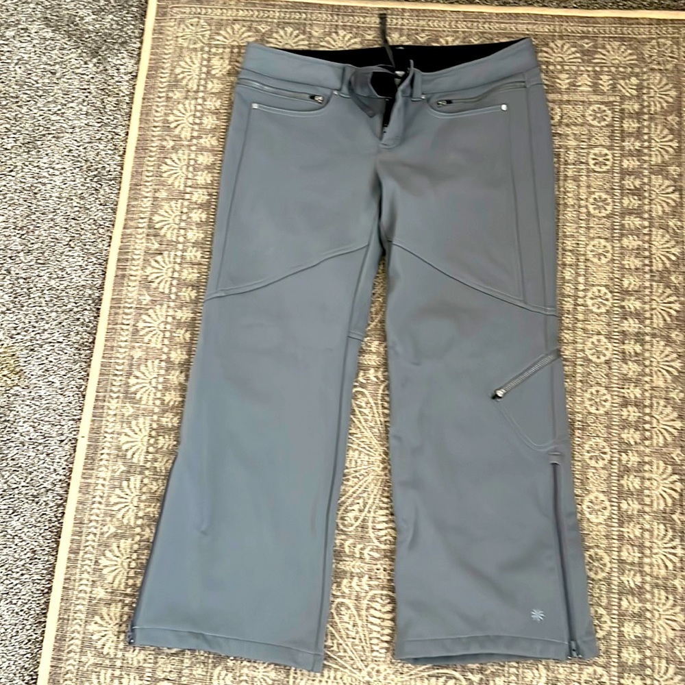 Atheta insulated poly ski pants.
